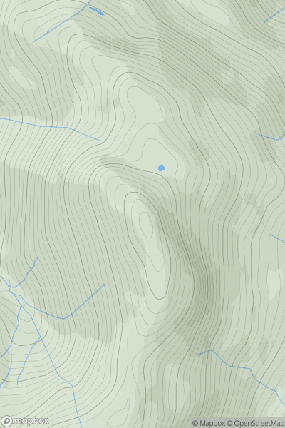 Thumbnail image for Sgurr Dubh [Knoydart to Glen Kingie] showing contour plot for surrounding peak